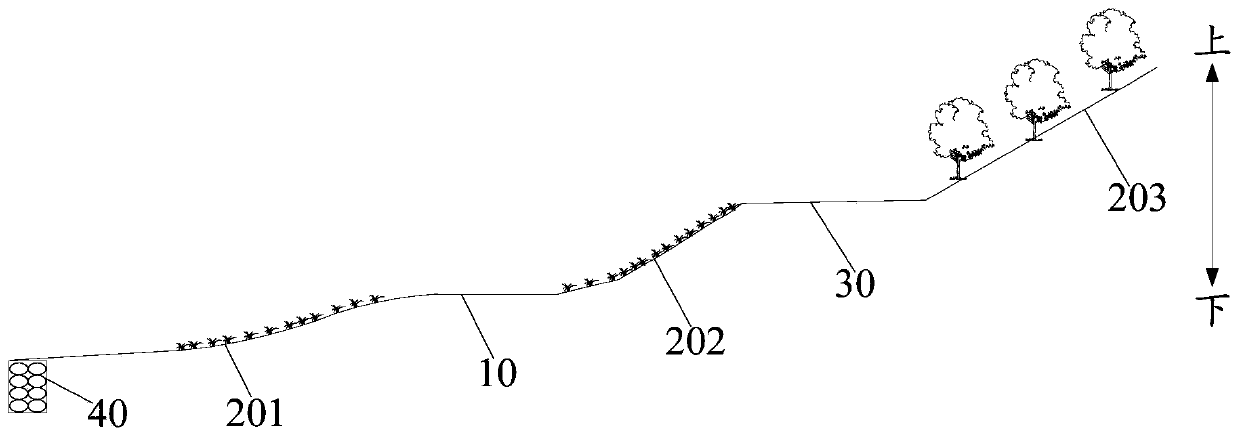 Riverway structure of borderless scenic area