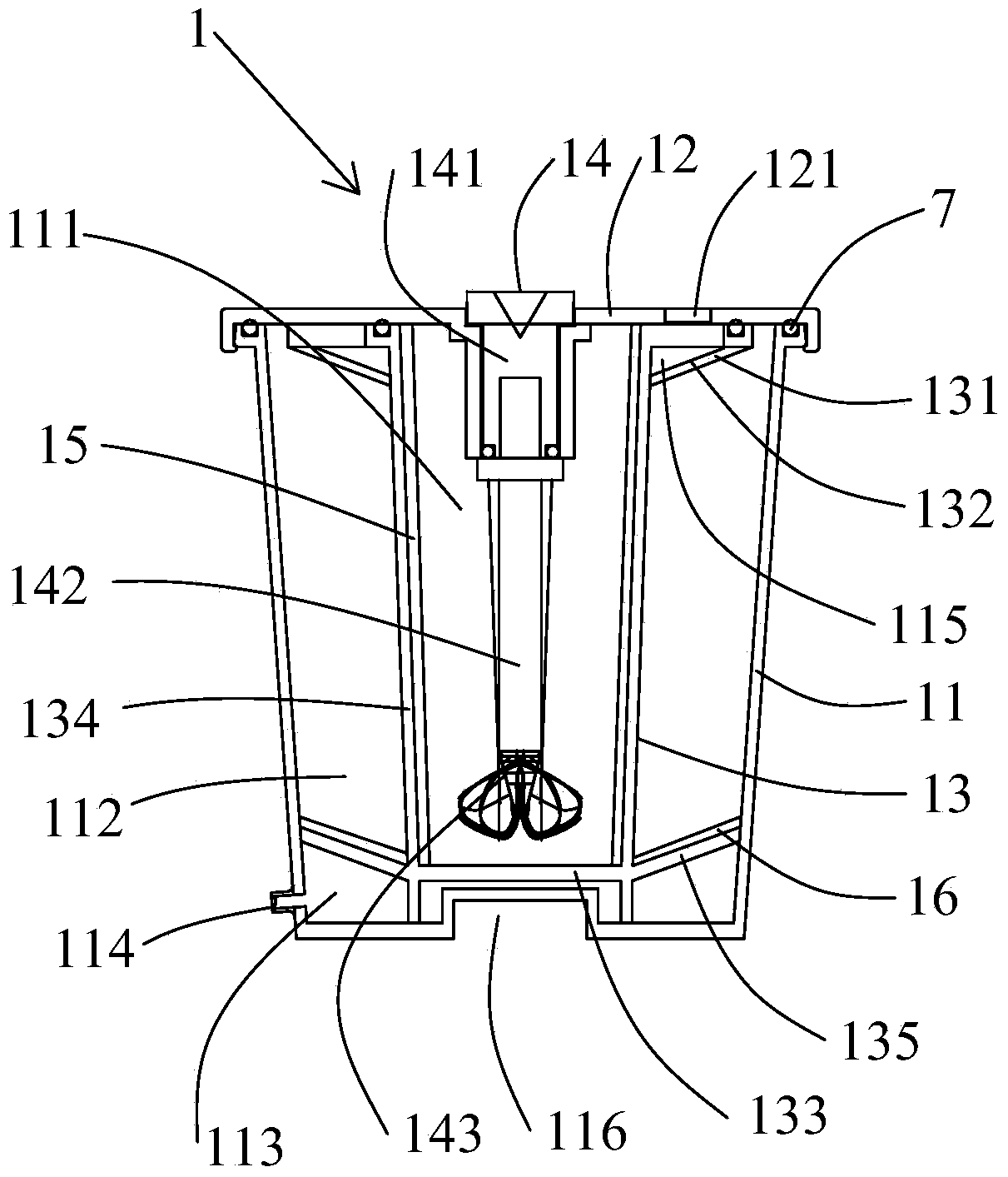 Automatic fecal bacteria separator