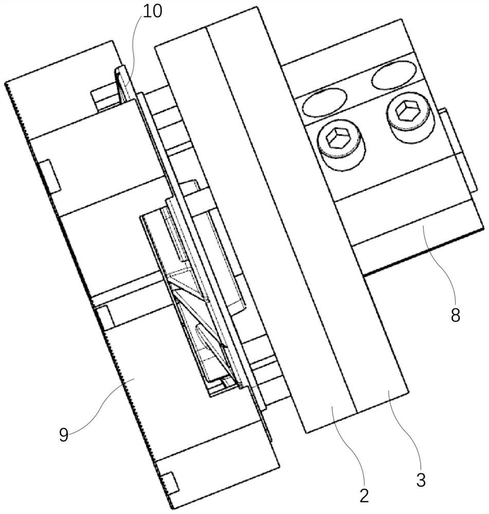 Plane balance positioning device for lathe machining