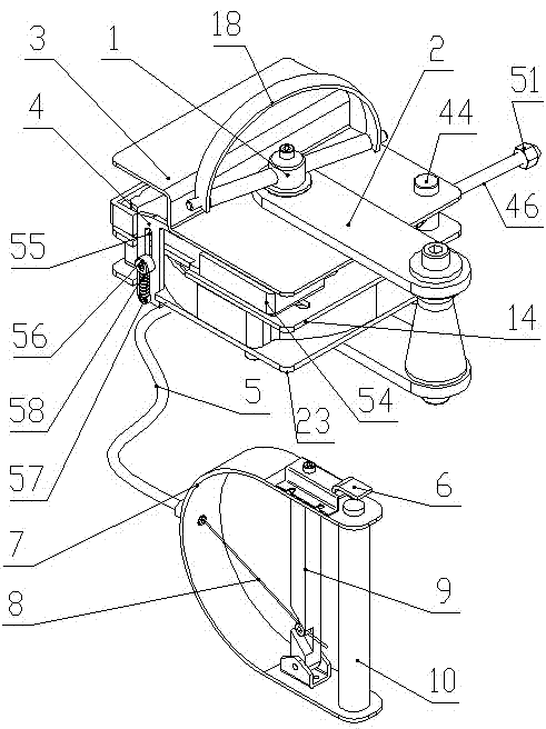 Prompt drop escaping system of super high-rise building