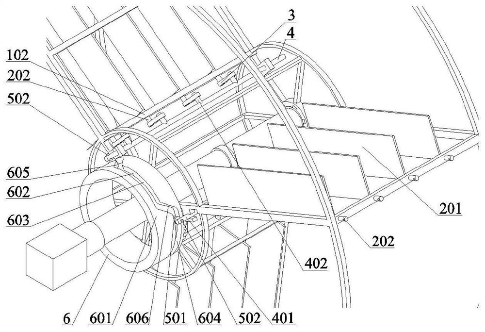 Rotatable horizontal single-wheeled moving-wing aircraft with fixed wings