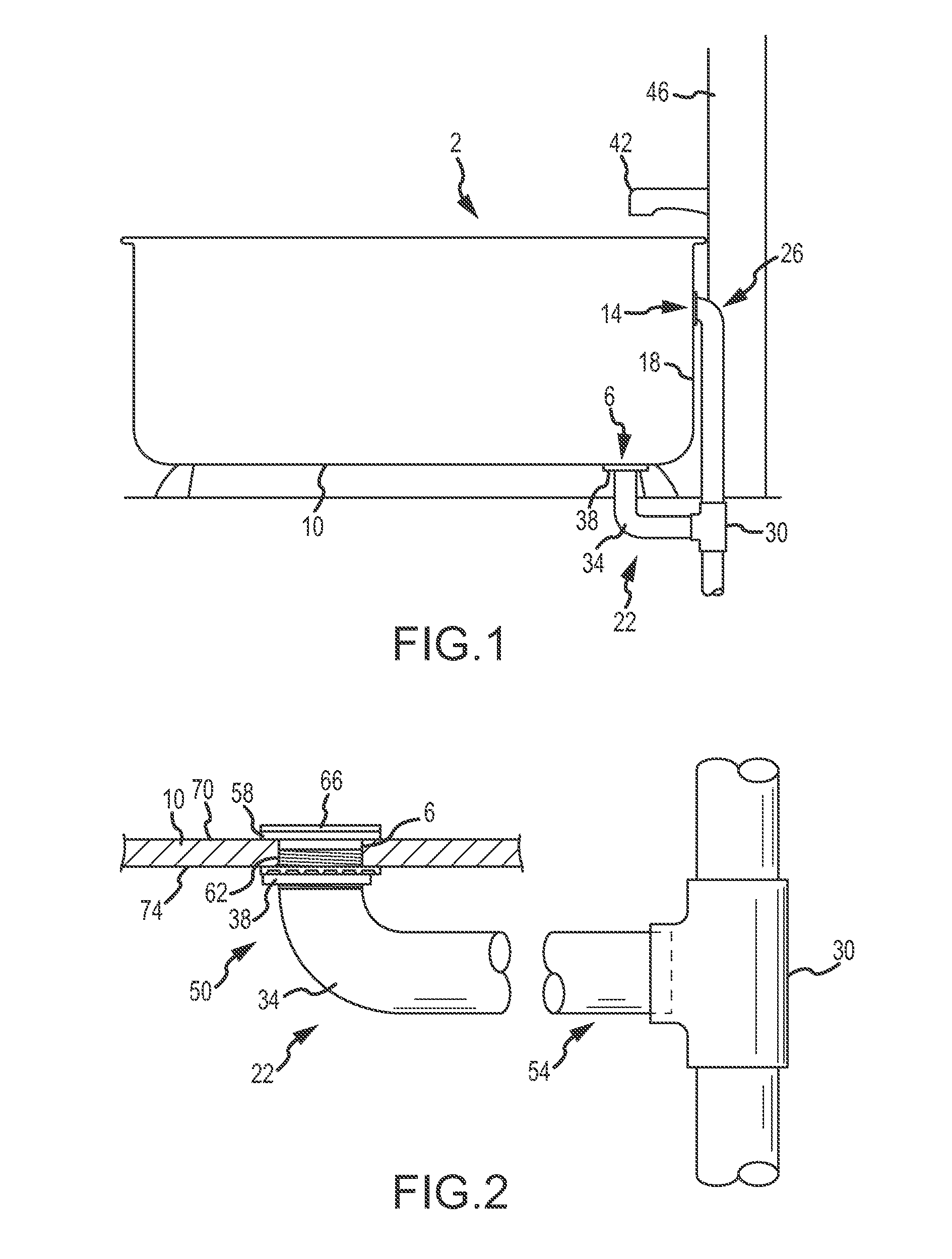 Drain assembly for a bathtub and the like