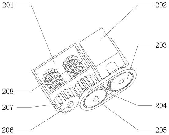 A rice bran sifting processing device with multi-stage sieving function