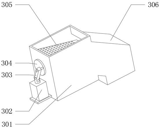 A rice bran sifting processing device with multi-stage sieving function