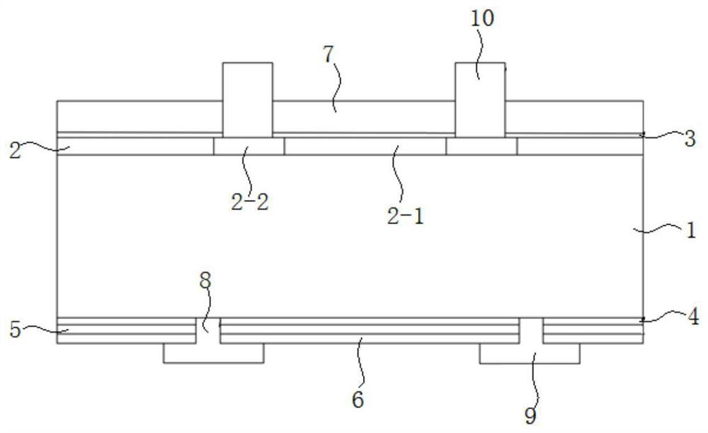 Anti-PID-effect double-sided battery and preparation method thereof