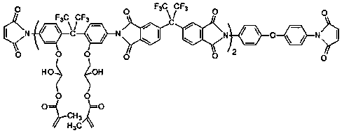 A kind of fast photocurable polyimide oligomer and its preparation method and application