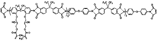 A kind of fast photocurable polyimide oligomer and its preparation method and application