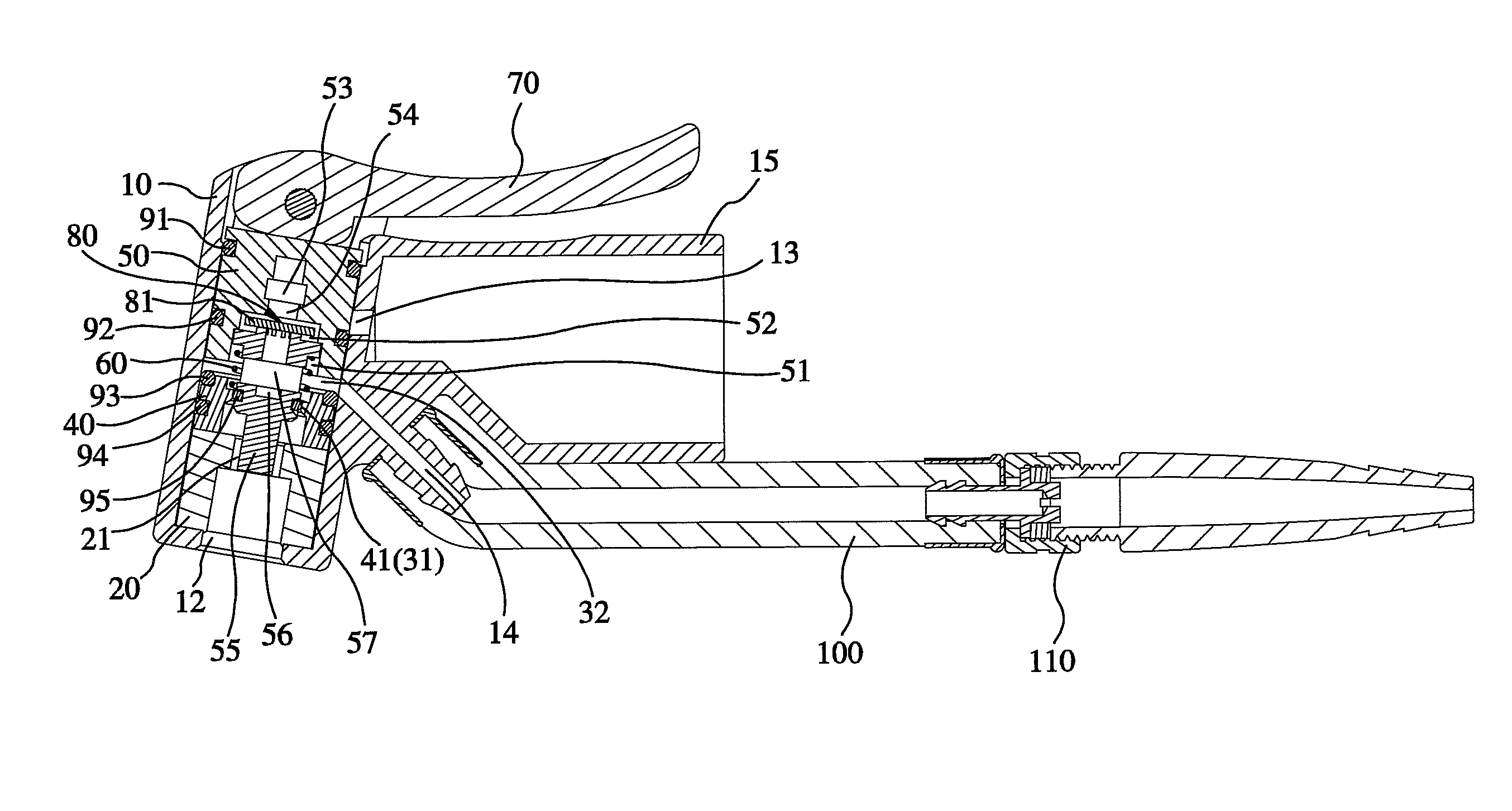 Air passageway switchable pump head for air pump