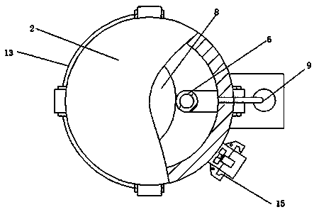 Industrial crude iodine desublimation device