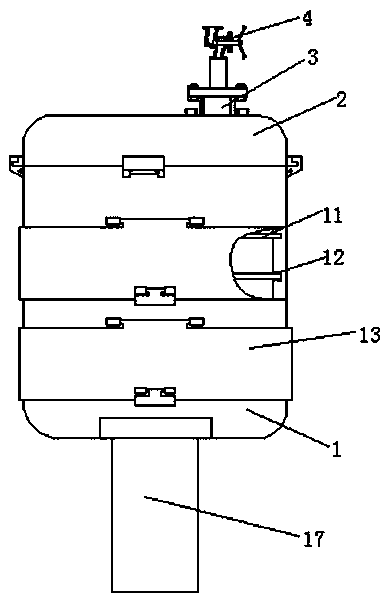 Industrial crude iodine desublimation device