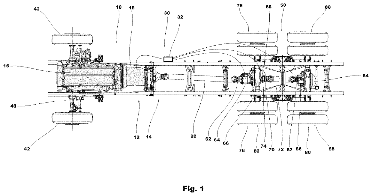 Multiple range independently disconnecting smart axle