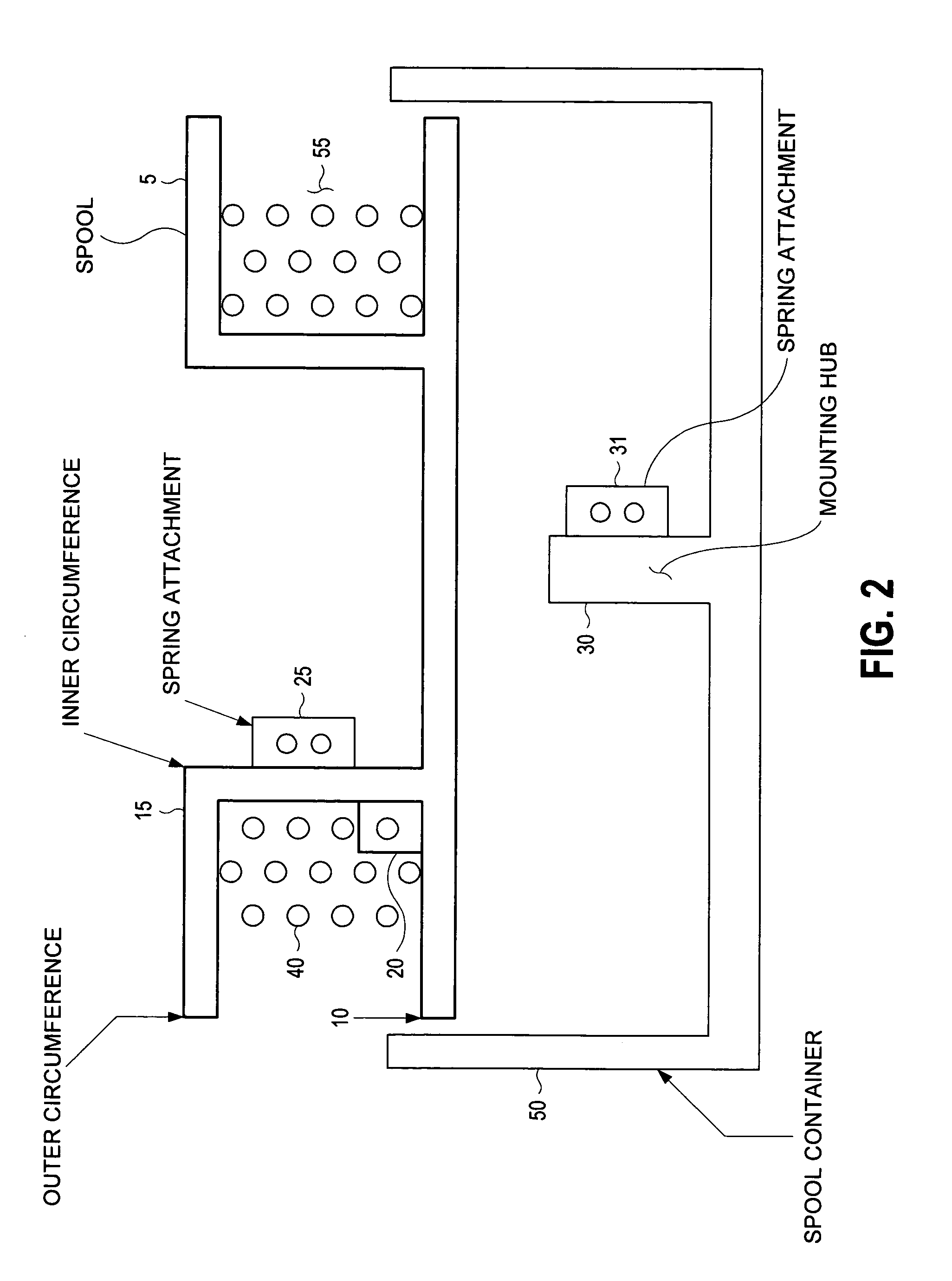 Method and apparatus for variable tension cord recoil and tethered user interface