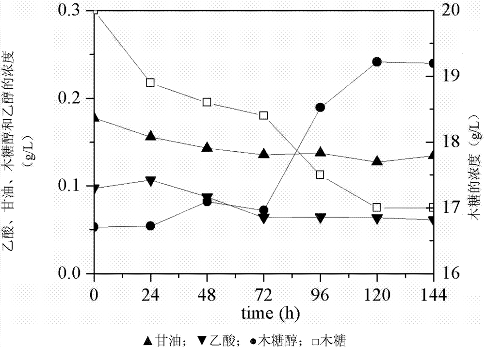 Saccharomyces cerevisiae engineering bacterium for performing alcohol fermentation by using xylose, and preparation method and application thereof