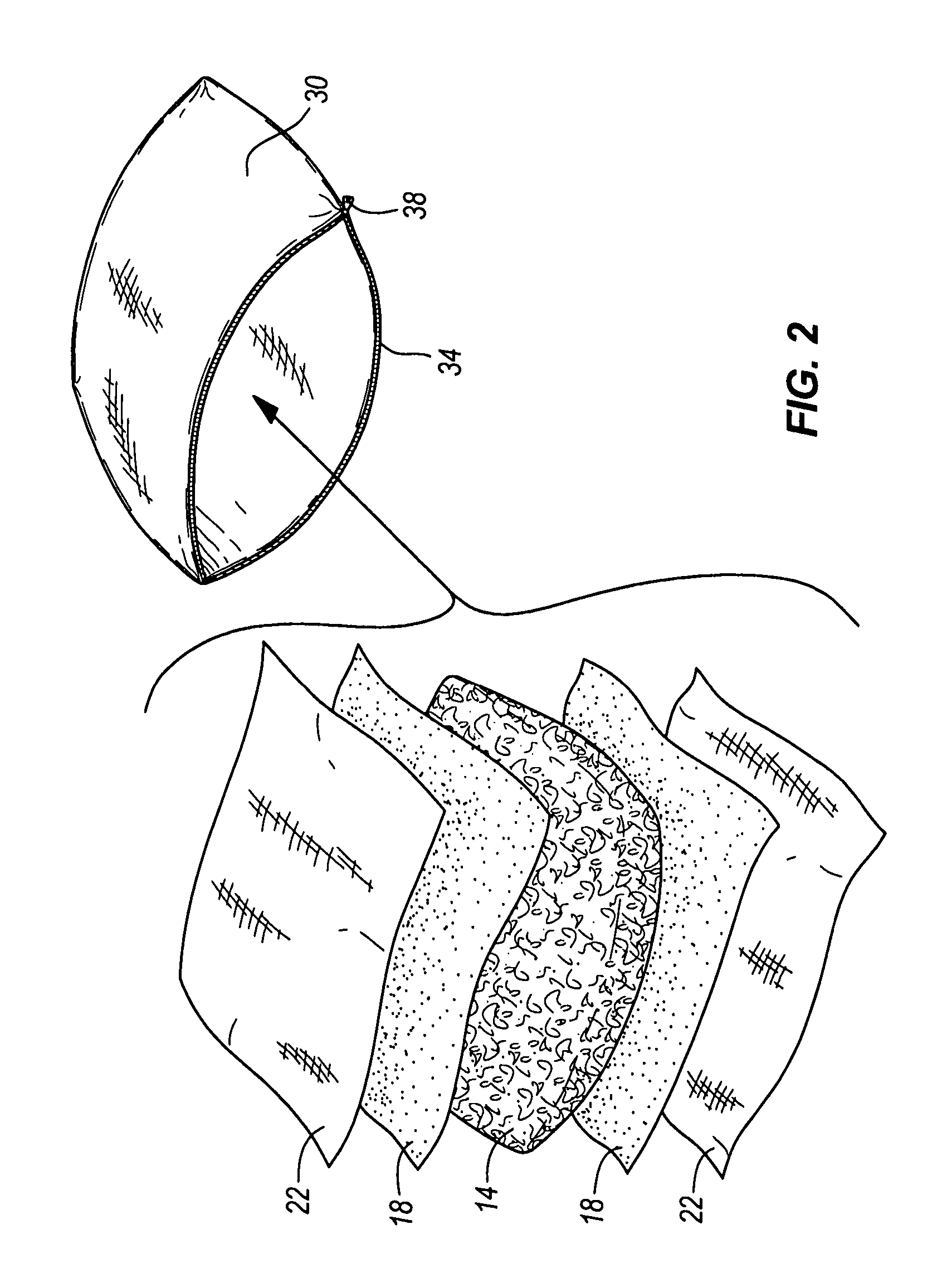 Pillow and method of manufacturing a pillow