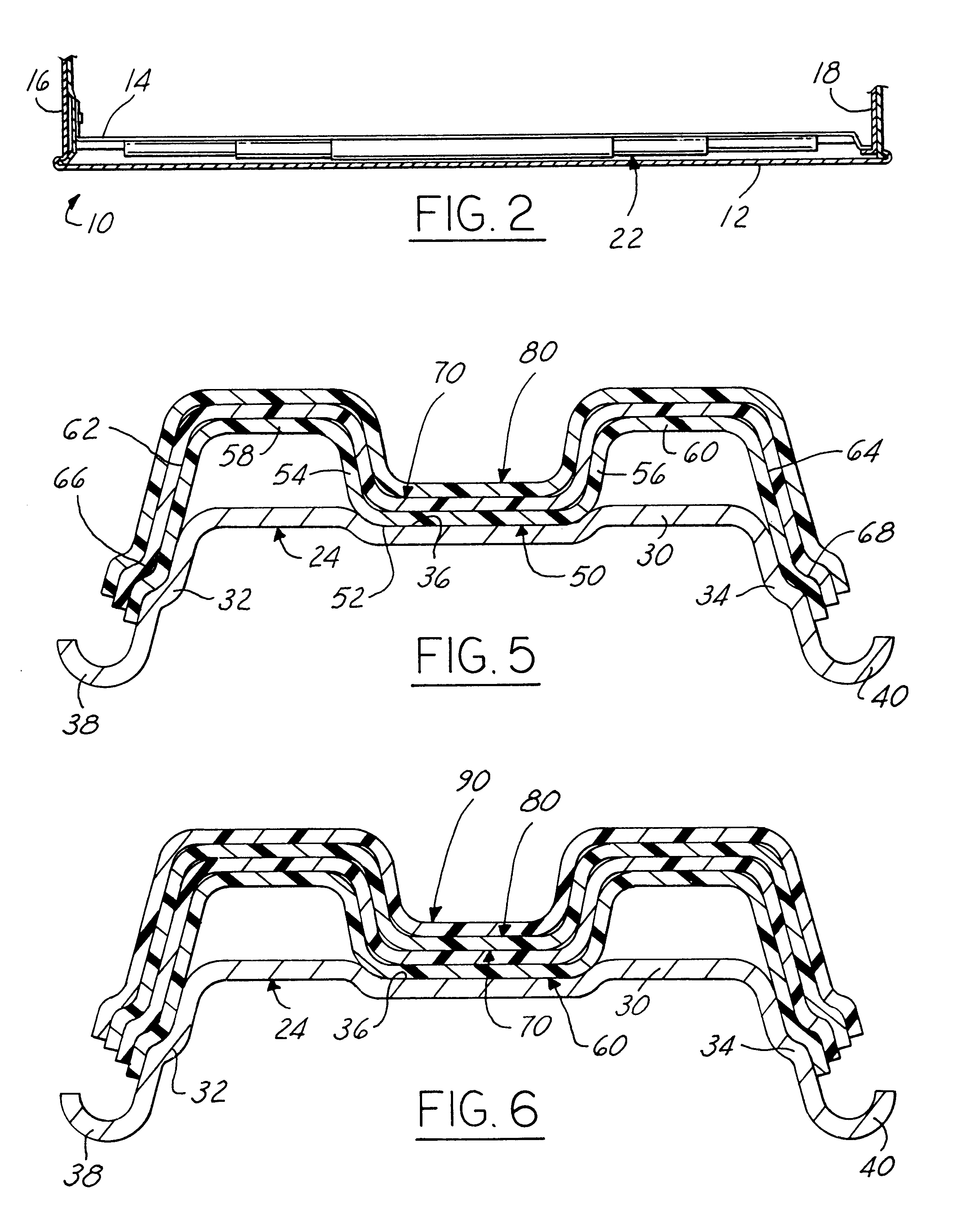 Epoxy bonded laminate door beam