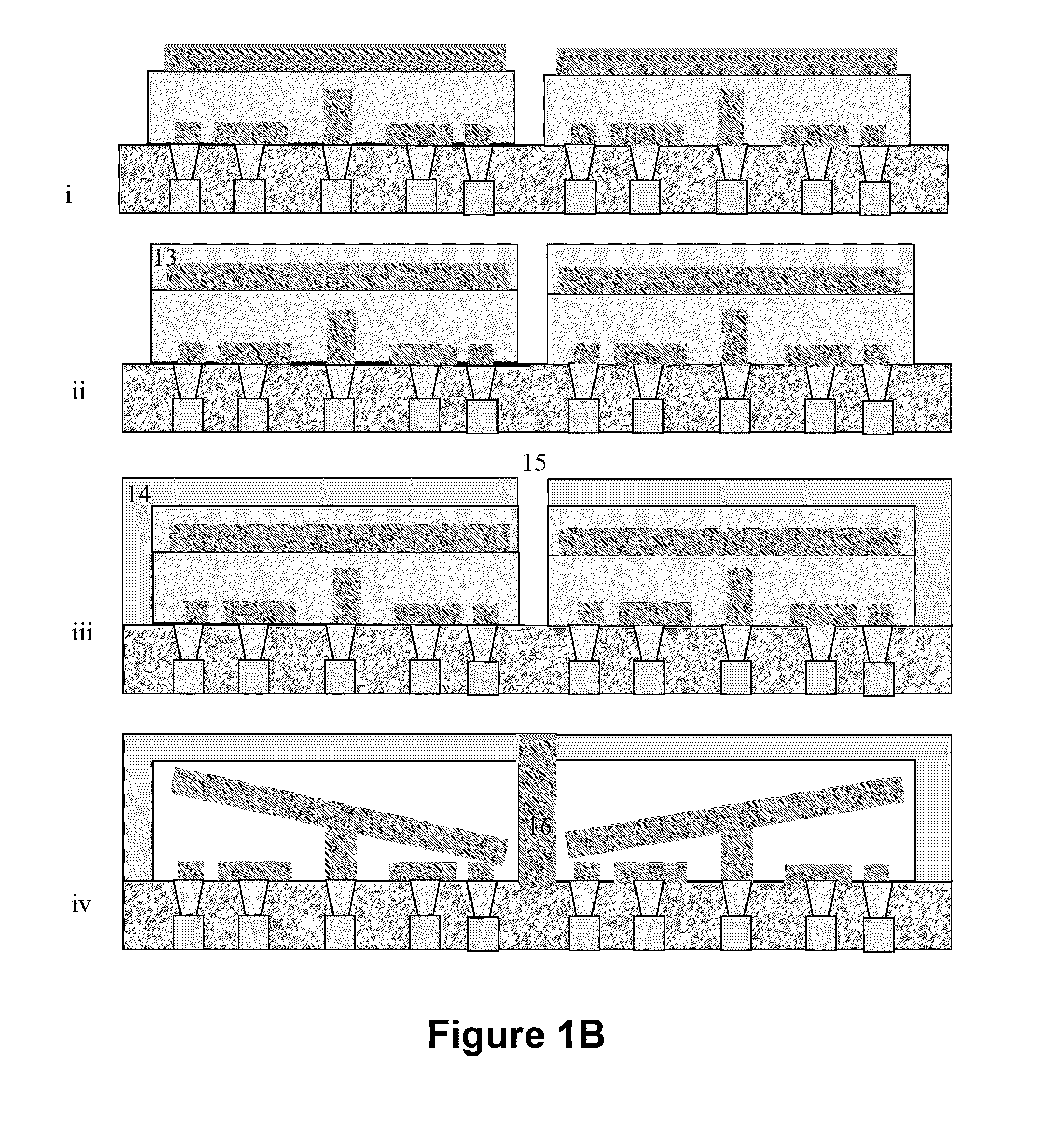 Fabrication of a floating rocker MEMS device for light modulation