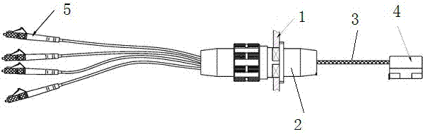 Wall-penetrating installation dual-channel 10-gigabit miniaturization photovoltaic conversion method