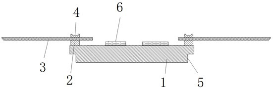 Chip packaging structure with electromagnetic shielding function and packaging method