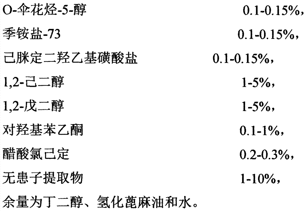 Moderate and stable sterilizing wet paper towel for mobile phones and application of moderate and stable sterilizing wet paper towel