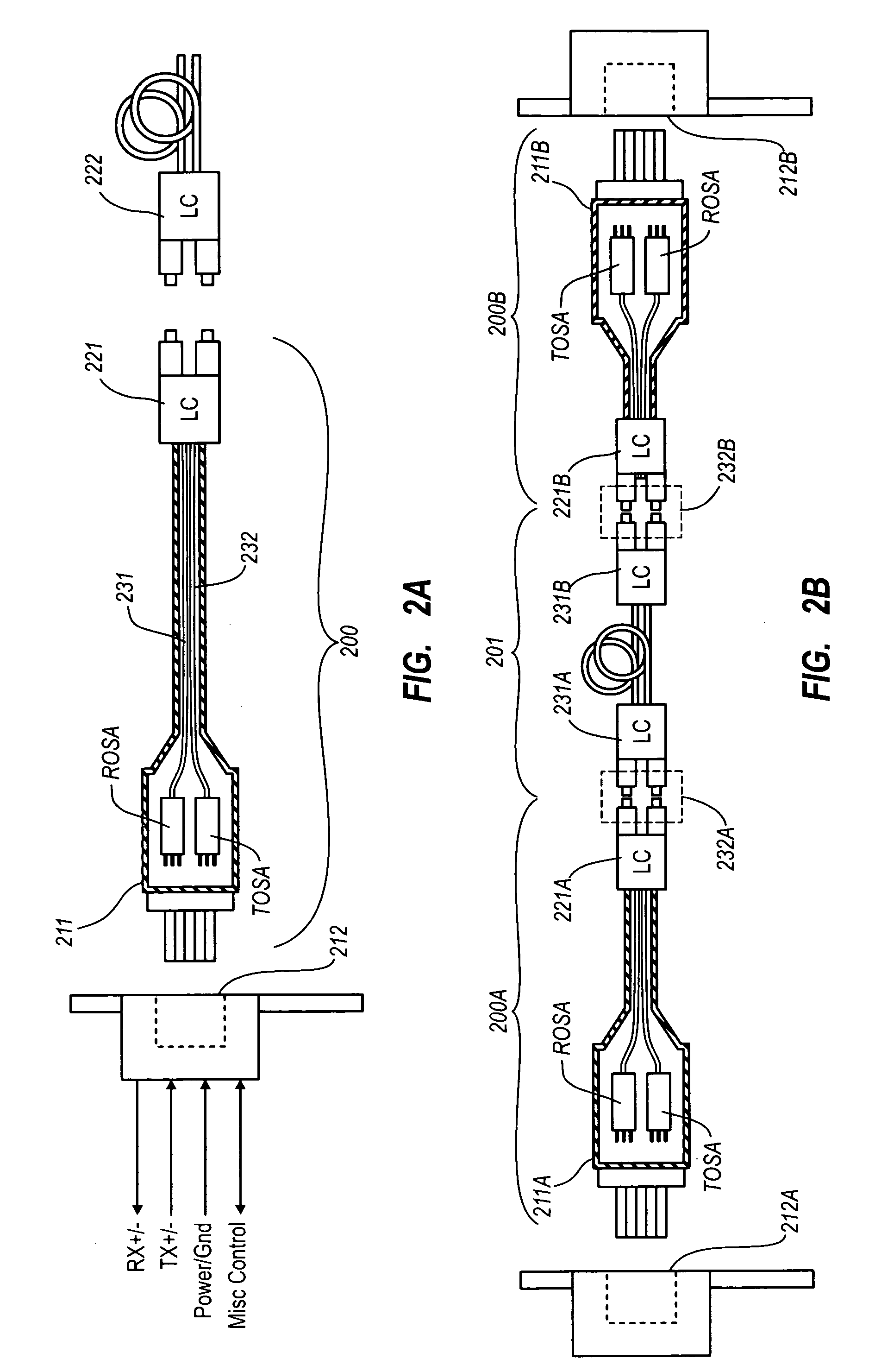 Active optical cable with integrated eye safety