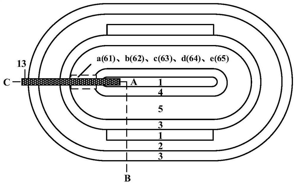 A lateral high-voltage device that reduces the impact of high-voltage interconnects