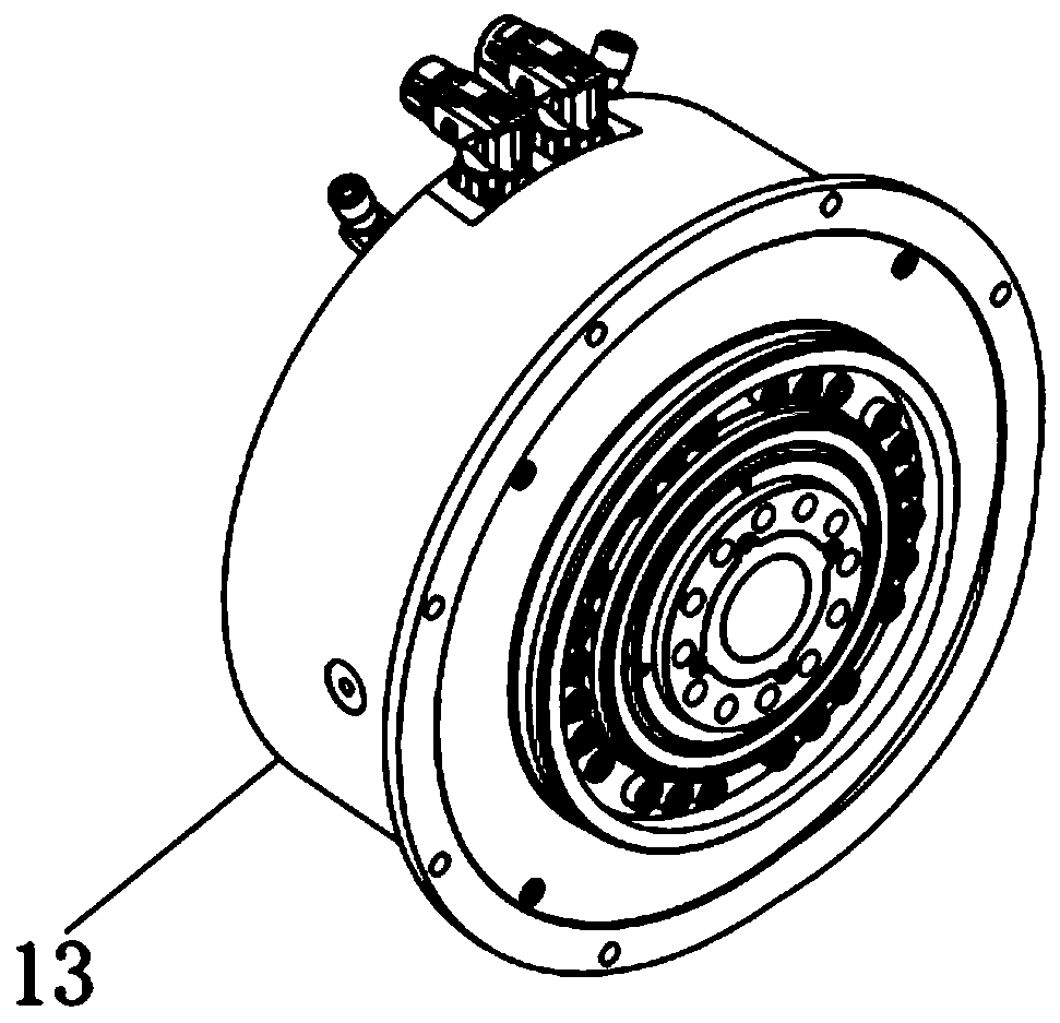 AC five-axis linked double swing heads