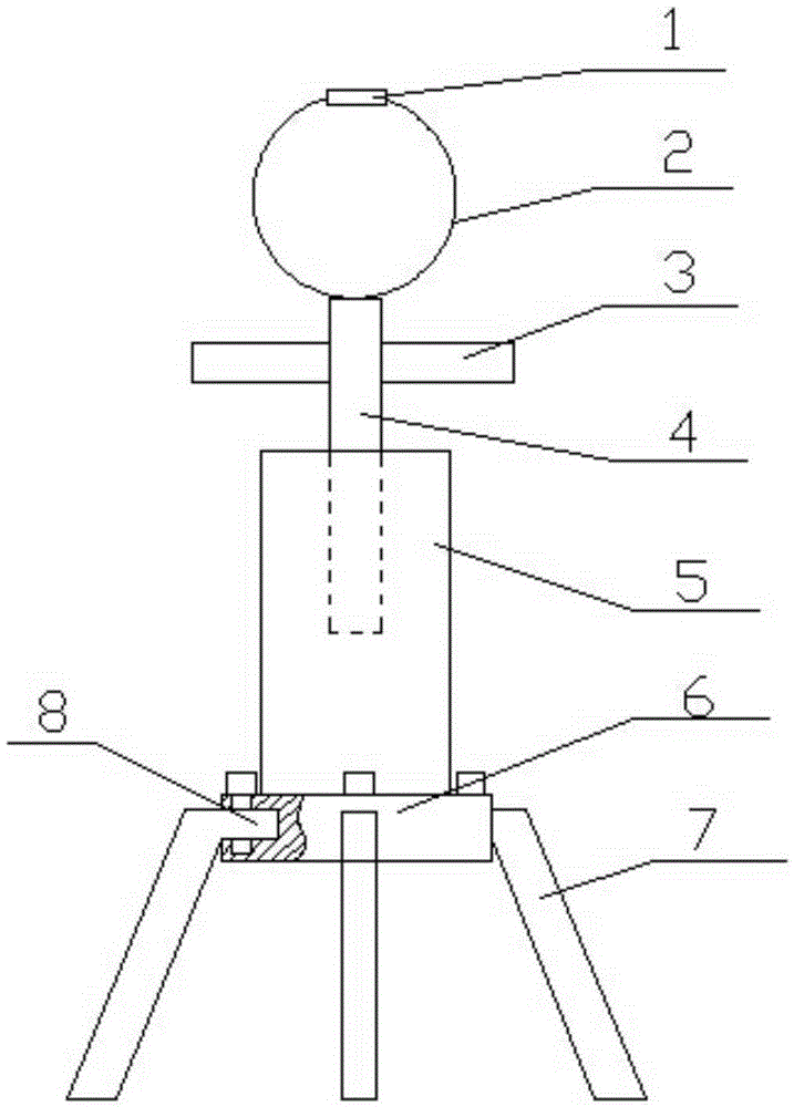 Height-adjustable cable support