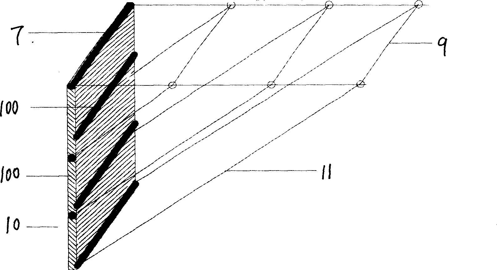 Hinge type track chain railway shaped energy conversion device