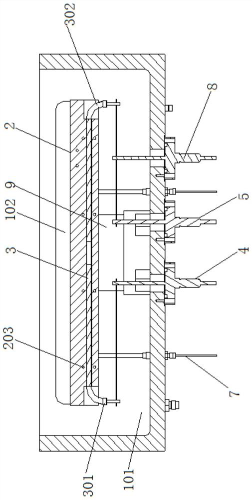 A hot plate device for plasma dry degumming and its application method