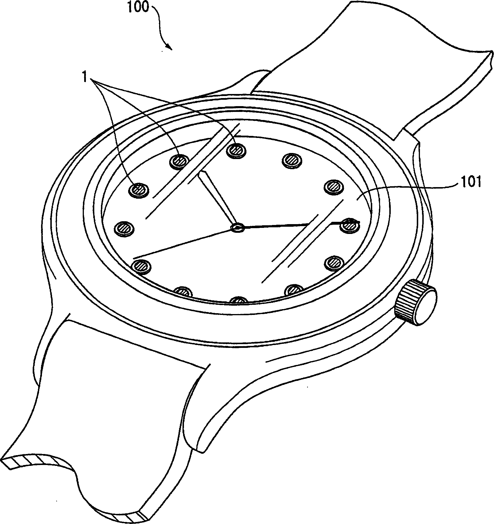 Decorative component, method of manufacturing a decorative component, timepiece, and decorated component