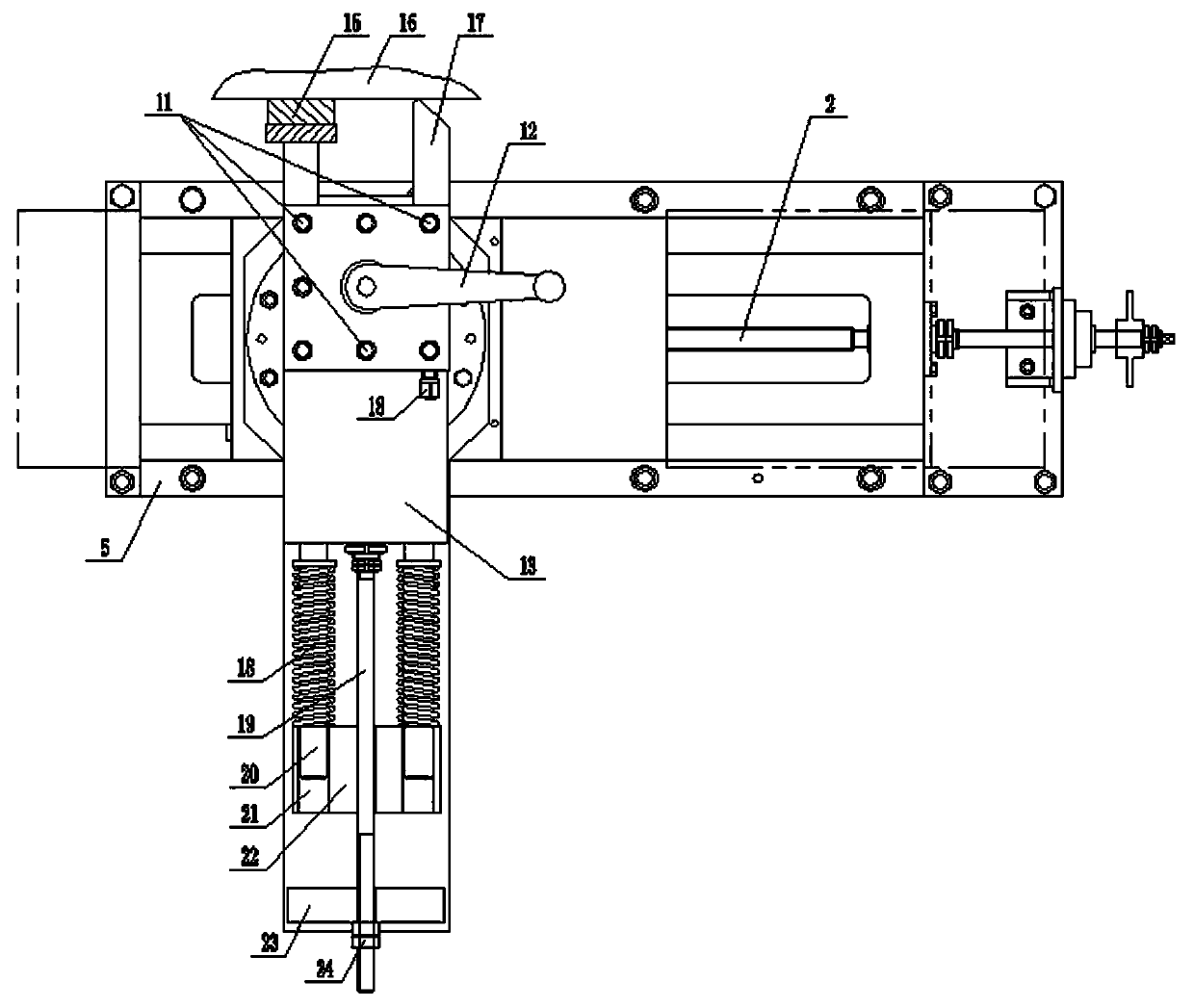 Rotary equipment rolling ring and riding wheel self turning device