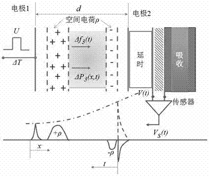 Method for measuring electrical characteristics of cell suspension by using pulsed electro-acoustic method