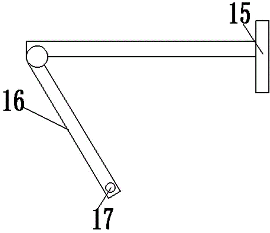 Bridge bracing device with bracing surface capable of being enlarged