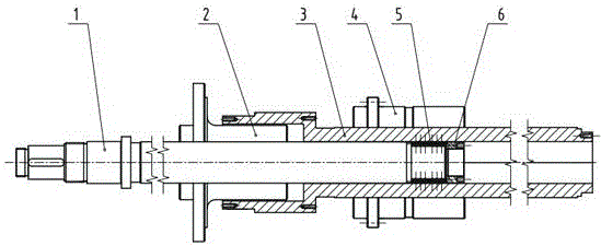 Novel rolling friction combined multilevel screw rod