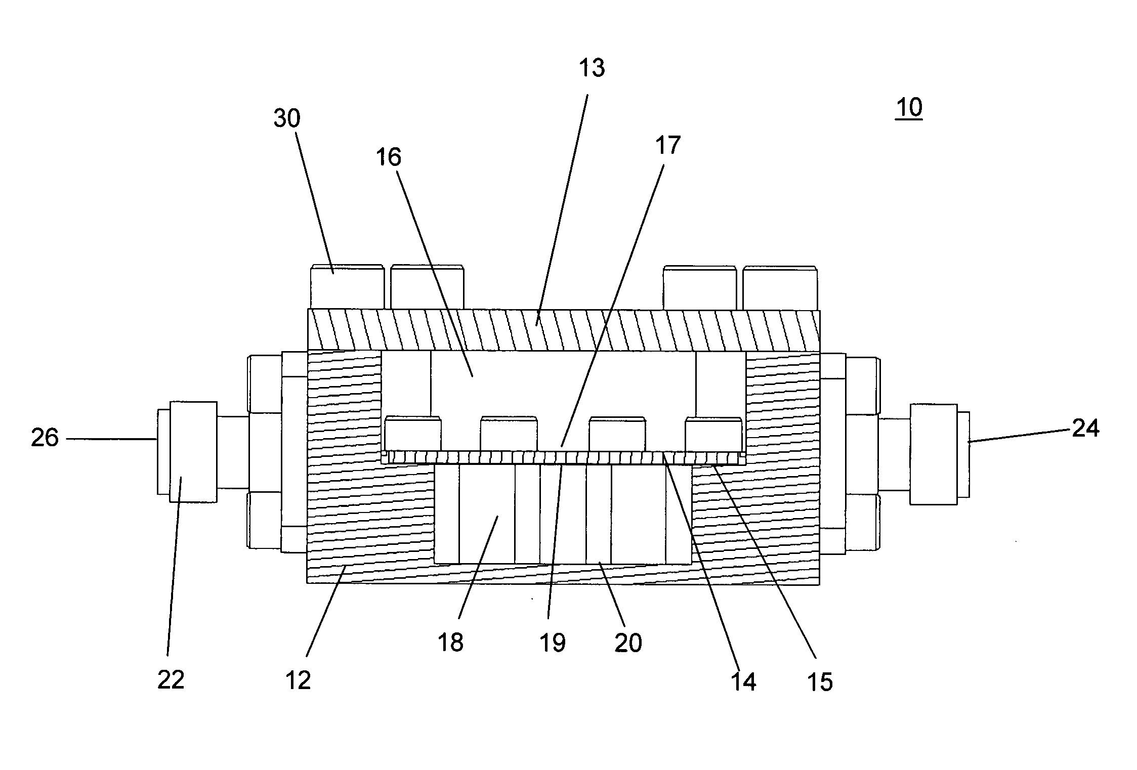 Suspended substrate low loss coupler