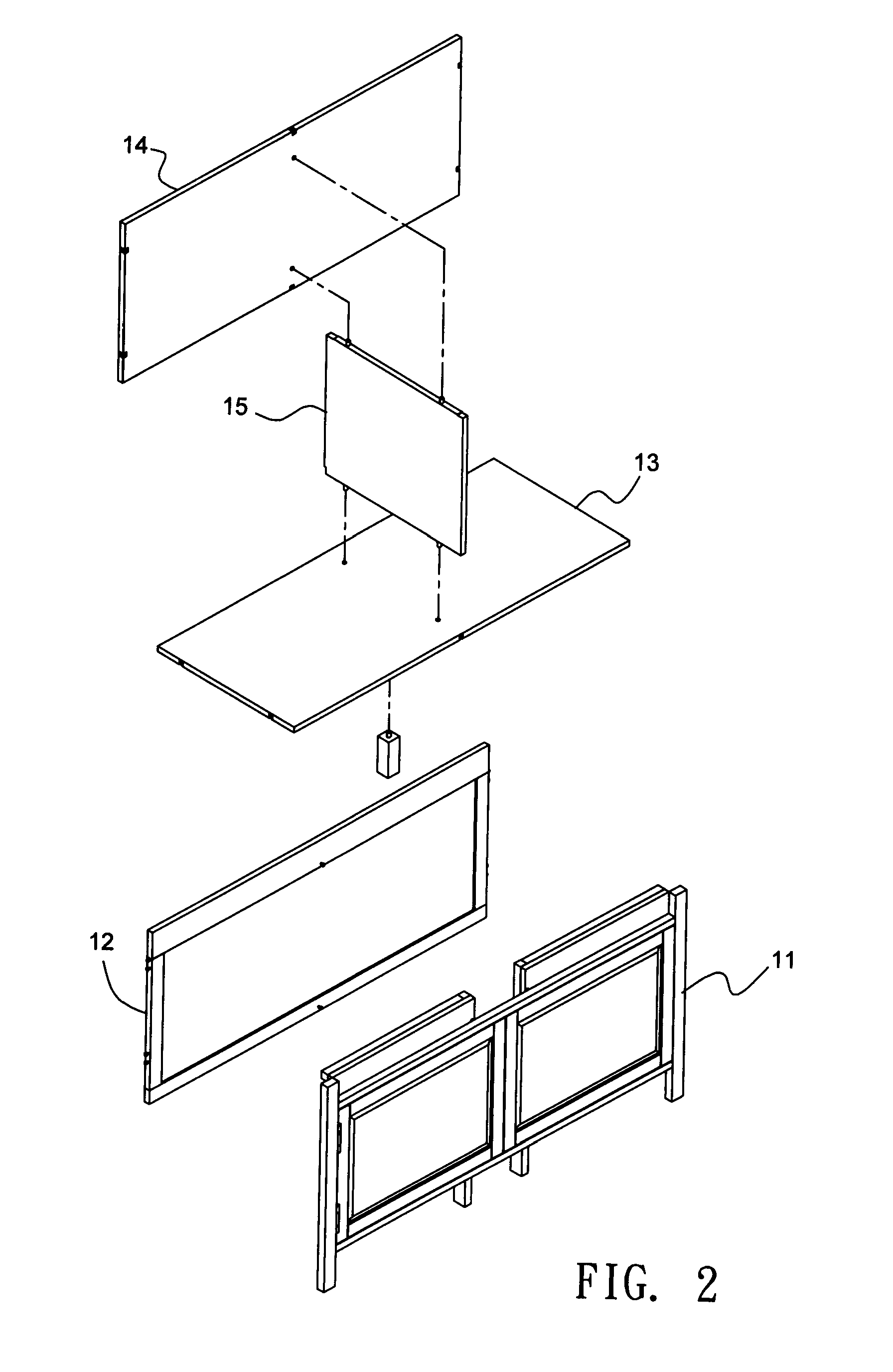 Bench cabinet assembly which can be assembled and disassembled without tools