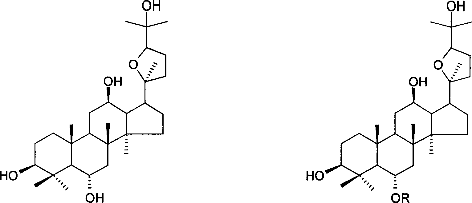 Application of ocotillol type ginsenoside and its glucoside