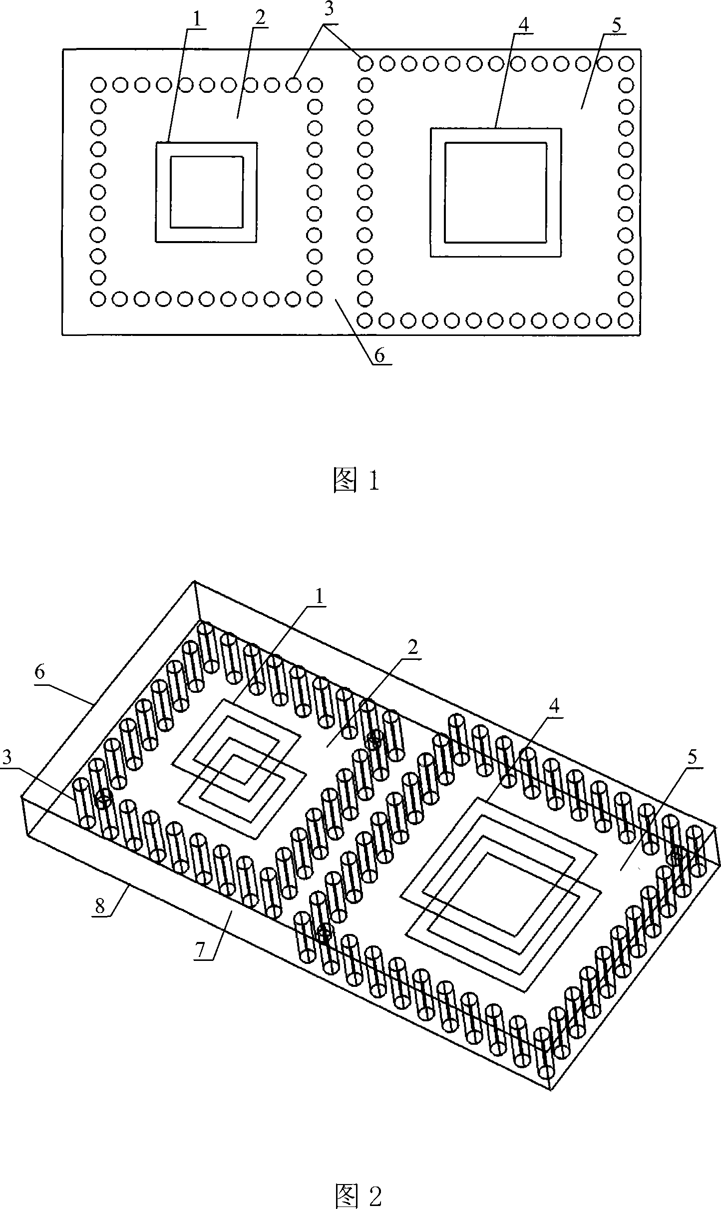 Three-frequency bad high-performance frequency selection surface based on adjacent unit micro interference