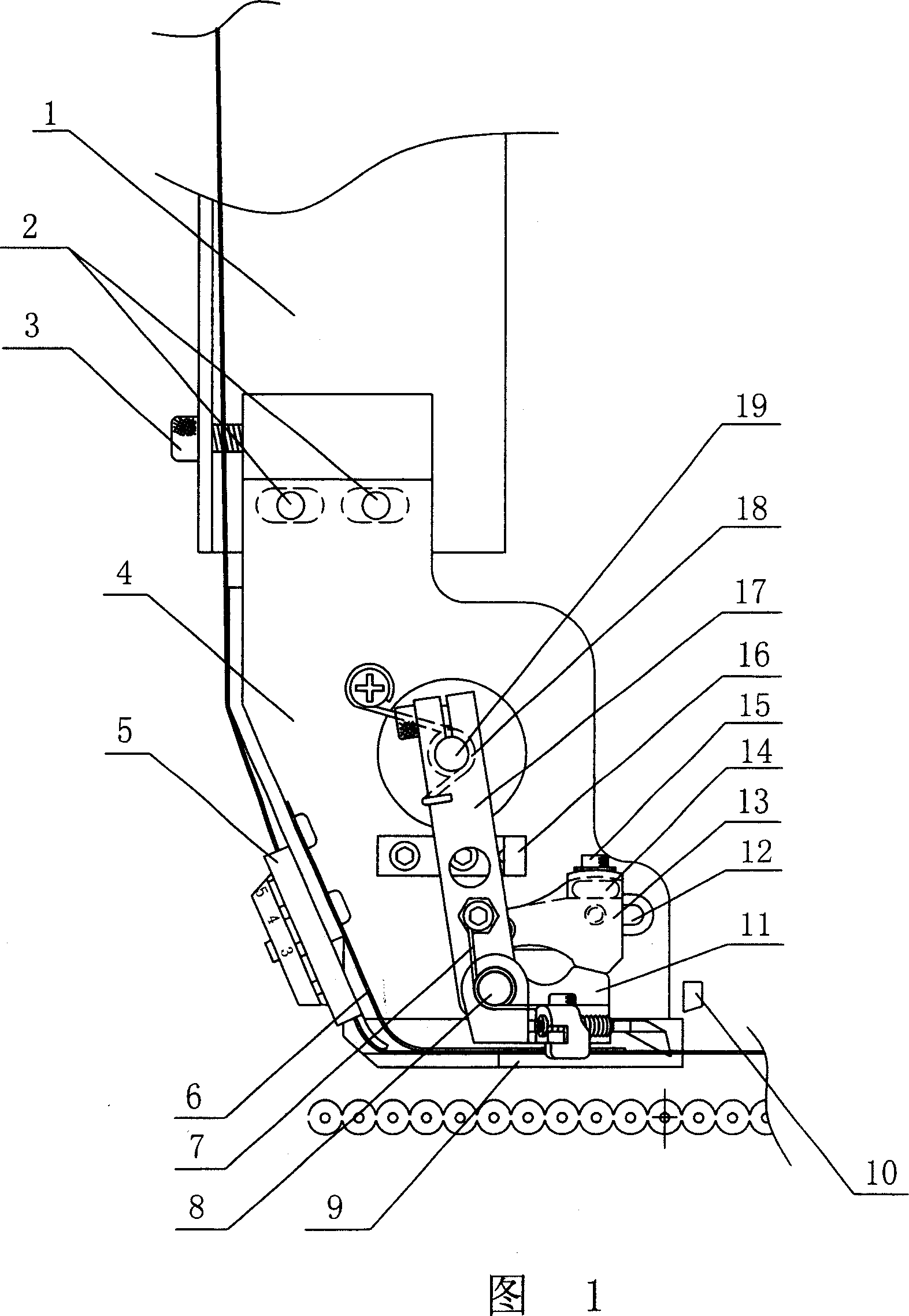 Sequin driving regulating mechanism