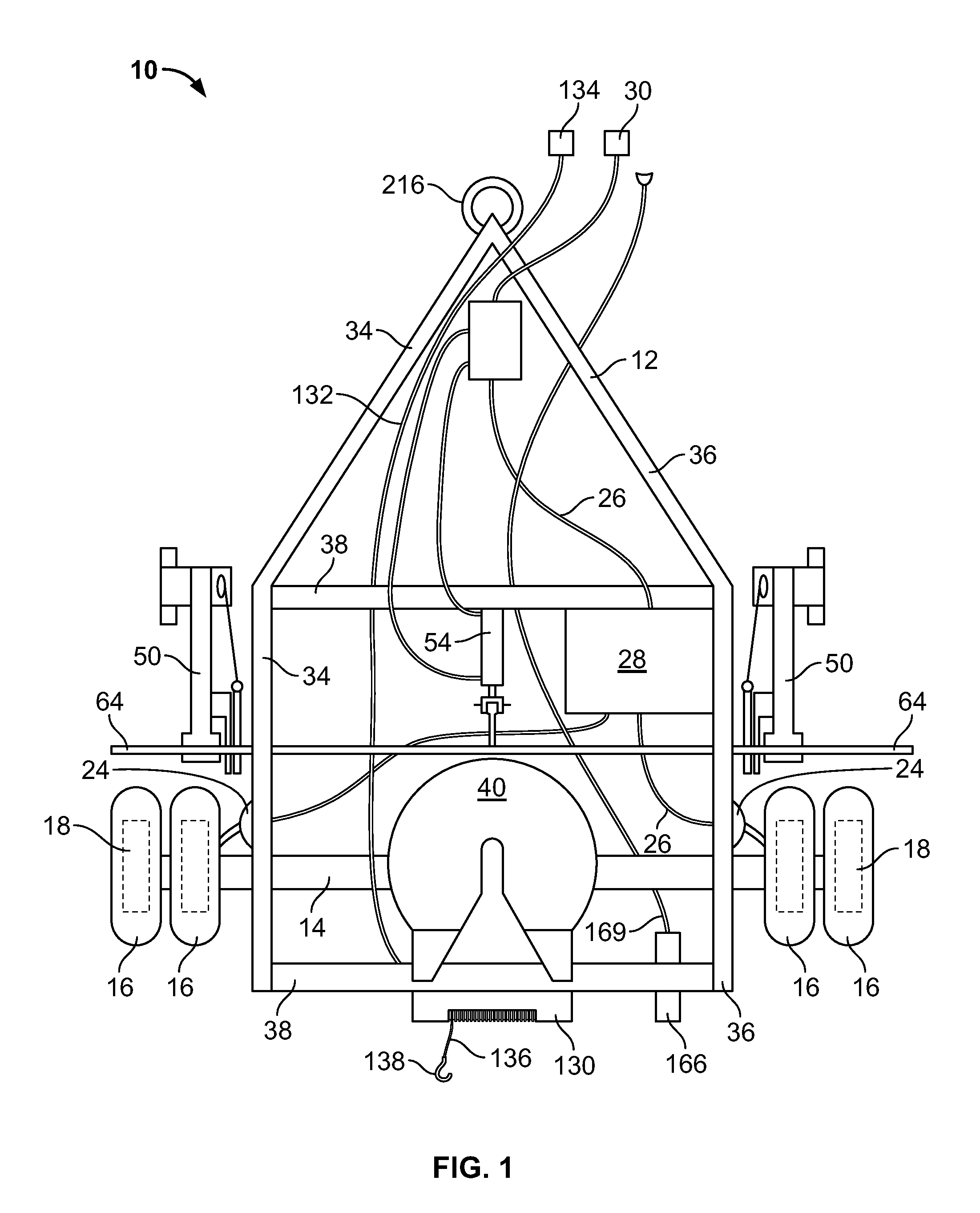 Trailer docking repositionable support