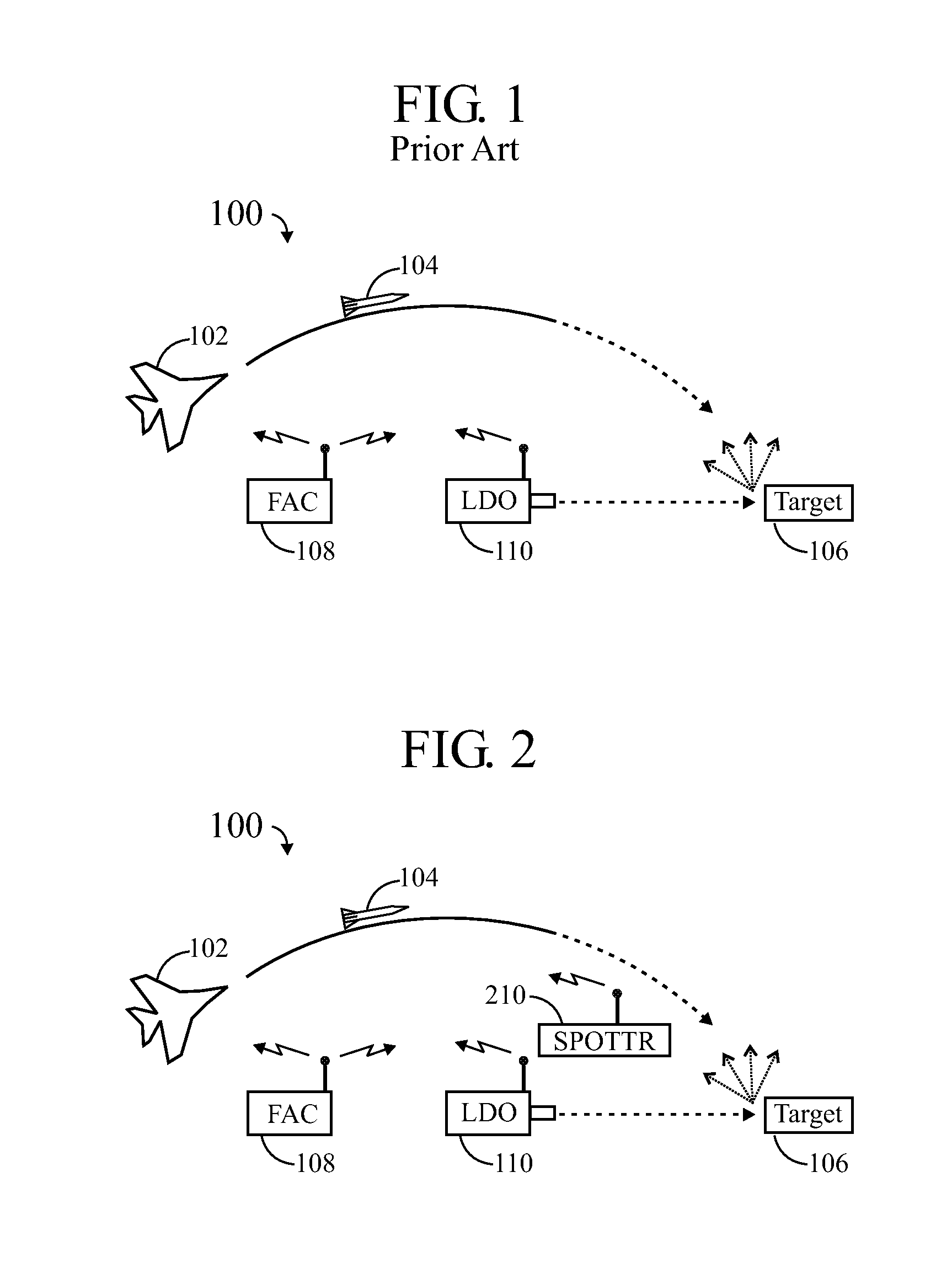 Laser spot tracking with off-axis angle detection