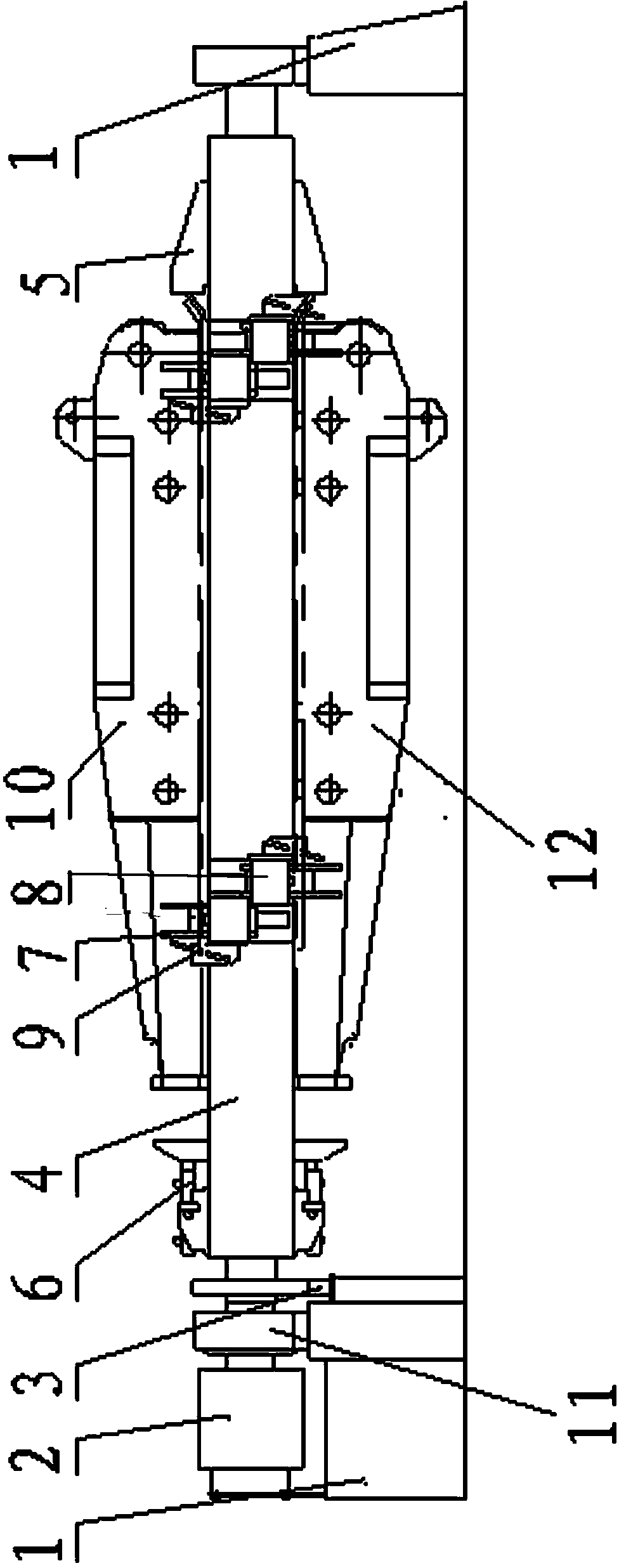 Shifting device of double-side assembling and clamping workpiece for automatic welding of hydraulic support