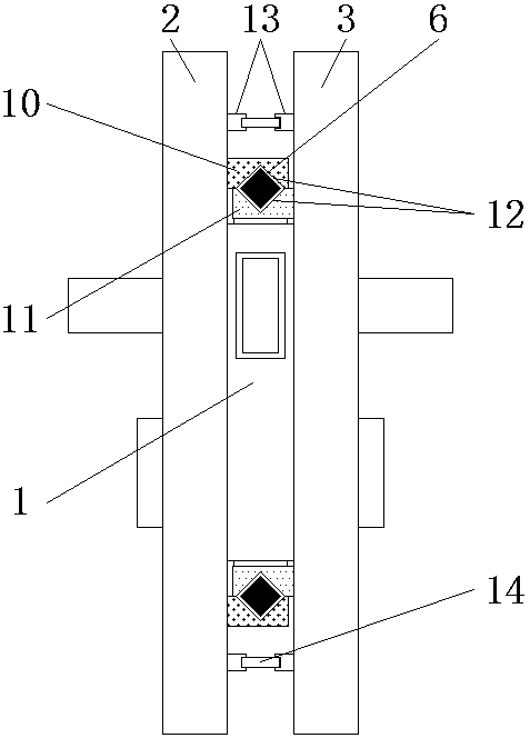 Intelligent anti-vibration door lock convenient to overhaul