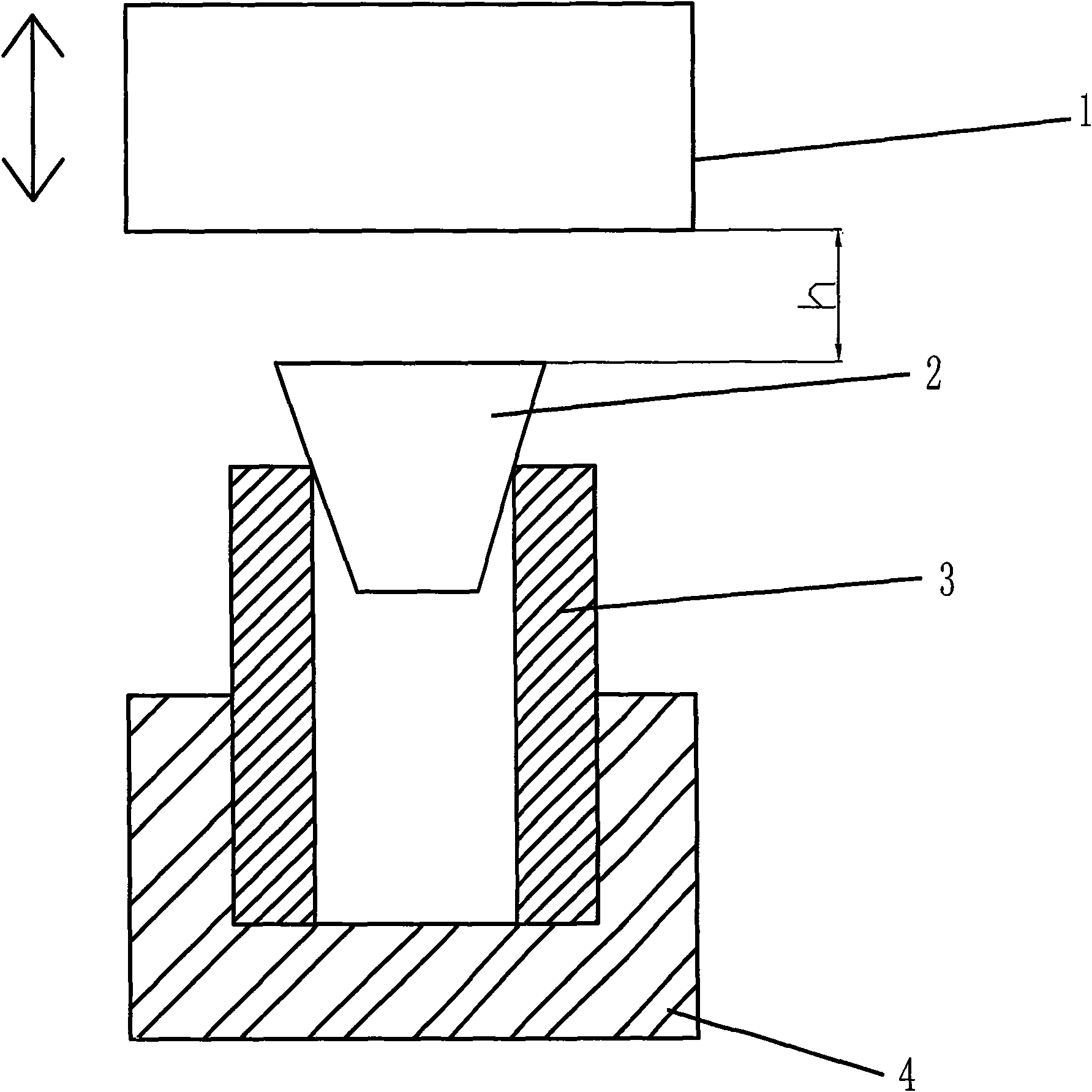 Hard alloy impact fatigue testing method