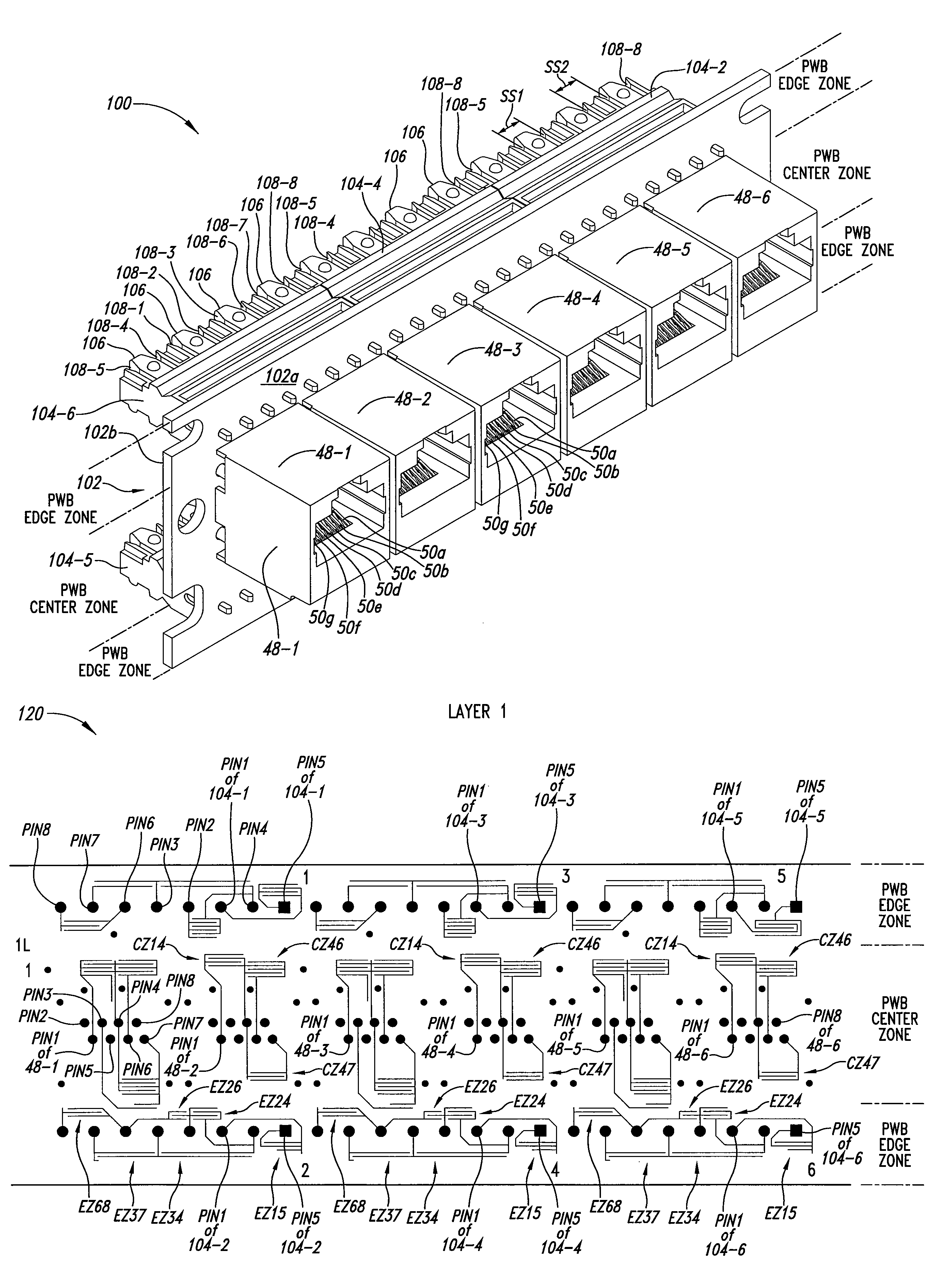 Compensation system and method for negative capacitive coupling in IDC