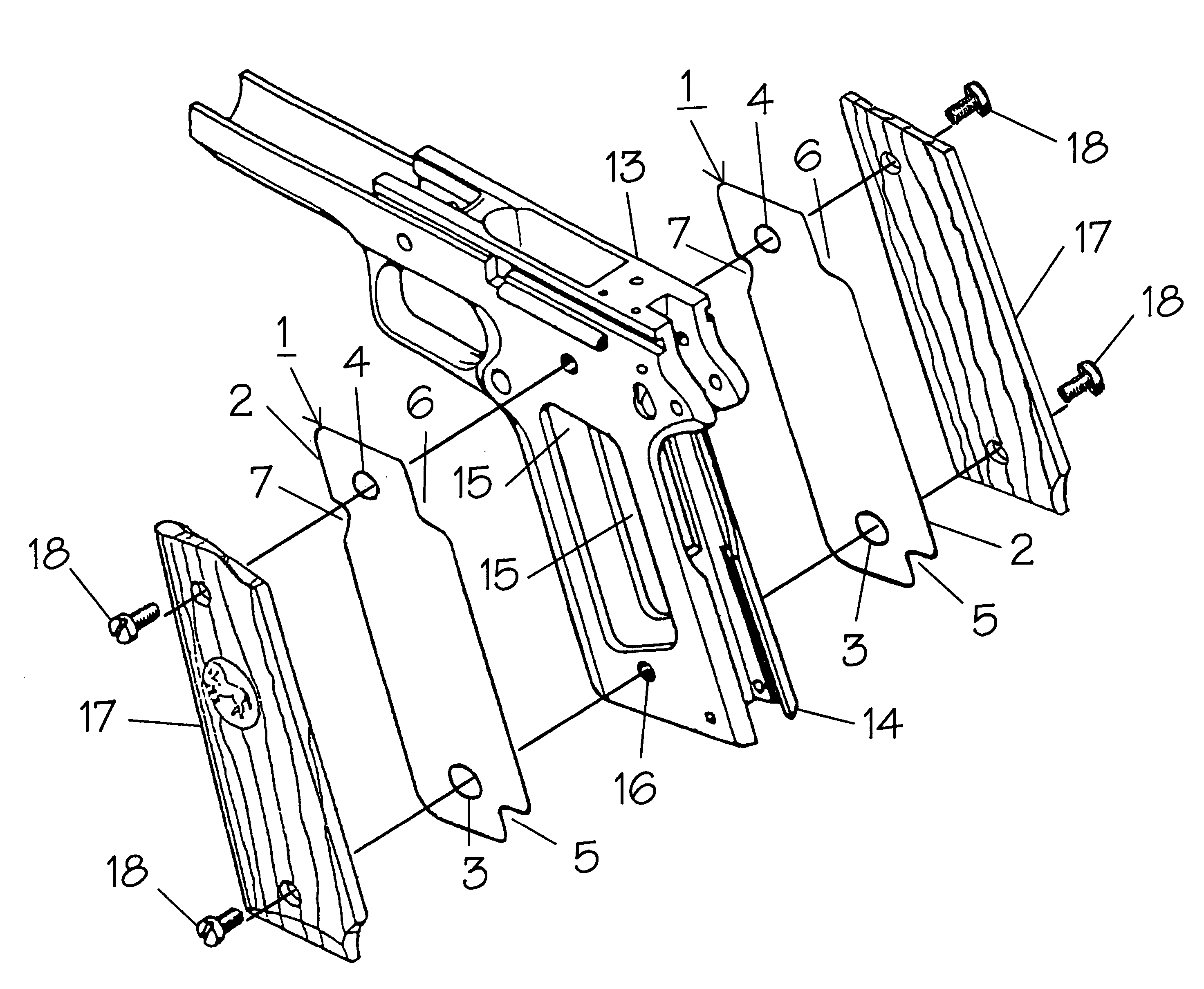 Safety panel for handguns