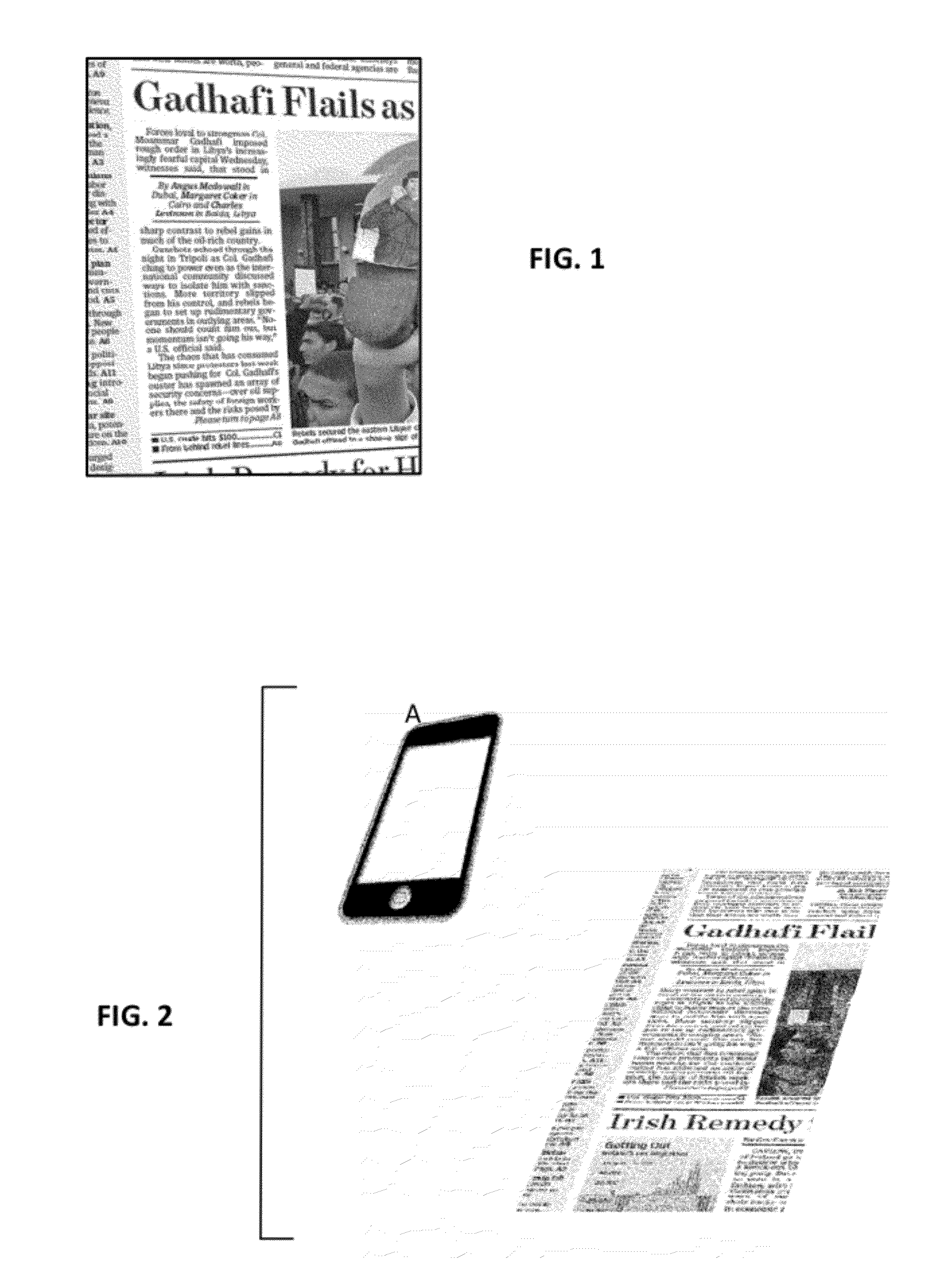 Methods and systems for dealing with perspective distortion in connection with smartphone cameras