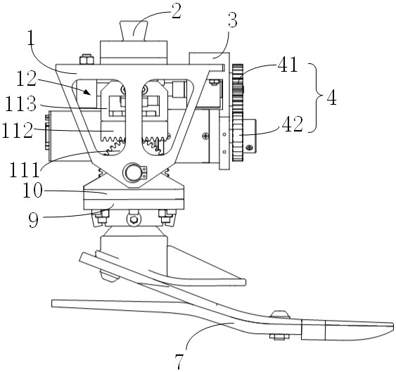 Compact active artificial limb ankle joint