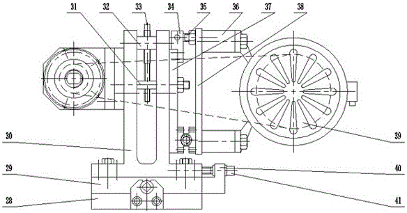 A diamond roller grinding wheel dresser device