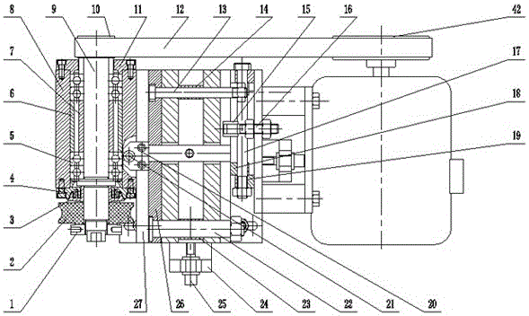 A diamond roller grinding wheel dresser device